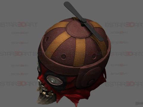 Headpool Mask - Deadpool and Wolverine movie - Marvel comic 3D Print Model
