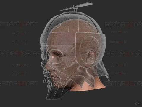 Headpool Mask - Deadpool and Wolverine movie - Marvel comic 3D 프린트 모델