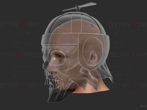 Headpool Mask - Deadpool and Wolverine movie - Marvel comic 3D Print Model