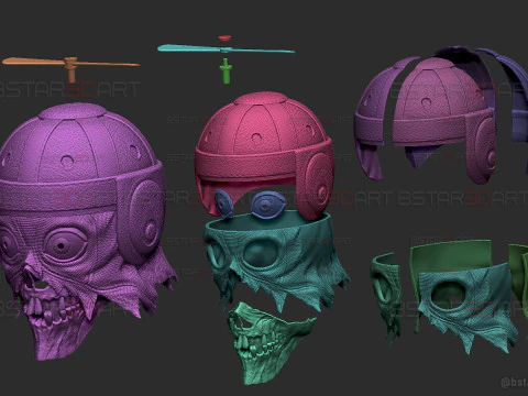 Headpool Mask - Deadpool and Wolverine movie - Marvel comic 3D Print Model