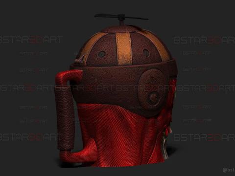 Headpool Popcorn Mug High Quality - Deadpool and Wolverine movie - Marvel comic 3D Print Model