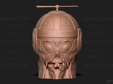 Headpool Popcorn Mug High Quality - Deadpool and Wolverine movie - Marvel comic 3D Print Model