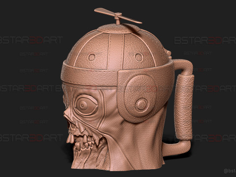 Headpool Popcorn Mug High Quality - Deadpool and Wolverine movie - Marvel comic 3D Принт Модель