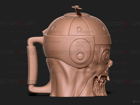 Headpool Popcorn Mug High Quality - Deadpool and Wolverine movie - Marvel comic 3D Принт Модель