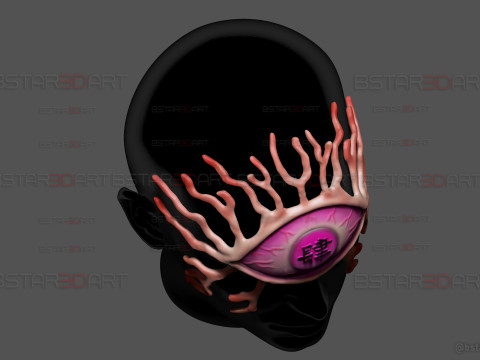 Nakime Mask - Demon Slayer Cosplay 3D 打印模型