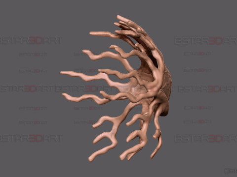 Nakime Mask - Demon Slayer Cosplay 3D 打印模型