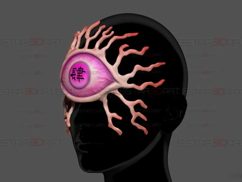 Nakime Mask - Demon Slayer Cosplay 3D Print Model