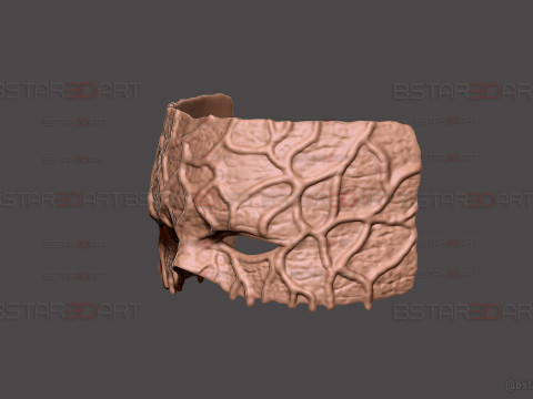 Kagaya Ubuyashiki Mask - Demon Slayer Cosplay 3D Принт Модель