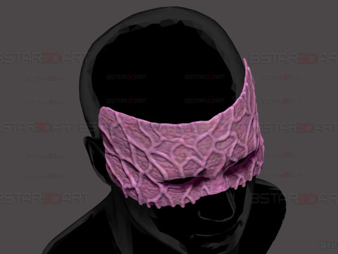 Kagaya Ubuyashiki Mask - Demon Slayer Cosplay 3D Принт Модель
