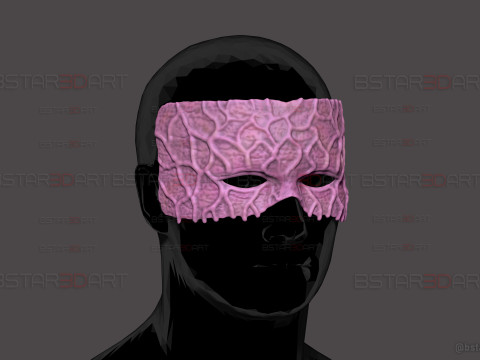 Kagaya Ubuyashiki Mask - Demon Slayer Cosplay 3D Принт Модель