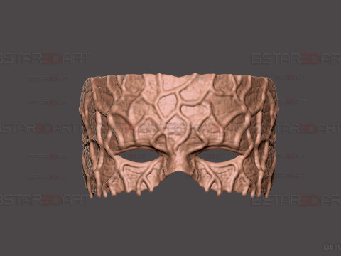 Kagaya Ubuyashiki Mask - Demon Slayer Cosplay 3D Принт Модель