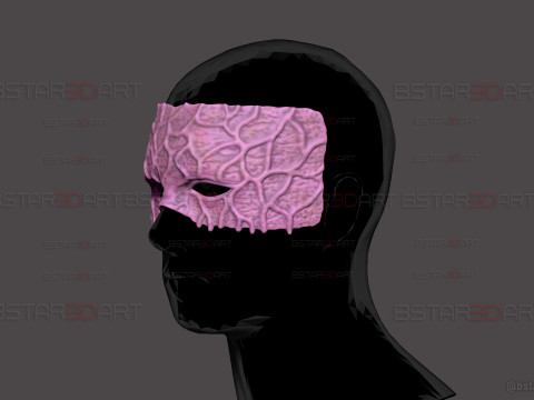 Kagaya Ubuyashiki Mask - Demon Slayer Cosplay 3D Принт Модель