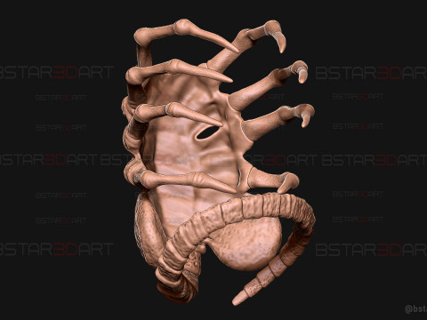 Alien Romulus Facehugger High Quality Mask 3D-Druckmodell