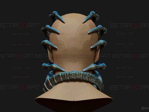 Alien Romulus Facehugger High Quality Mask 3D Print Model