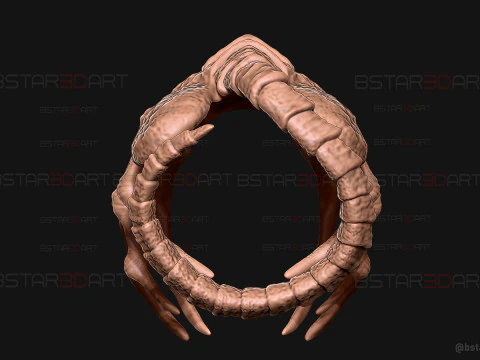 Alien Romulus Facehugger High Quality Mask 3D Print Model