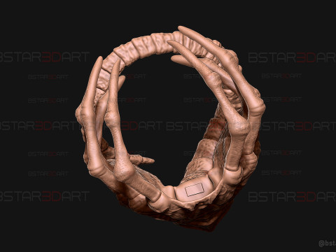 Alien Romulus Facehugger High Quality Mask 3D-Druckmodell