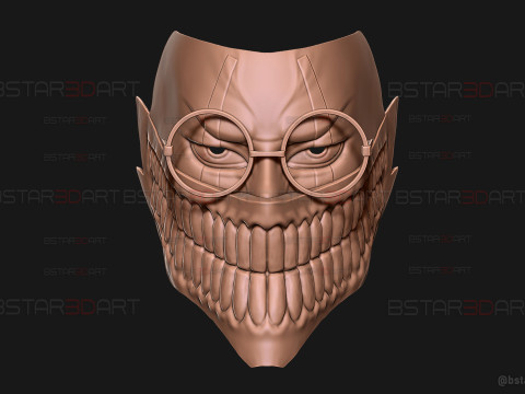 Dandadan Okarun High Quality Mask - Anime Cosplay Modèles 3D en vedette