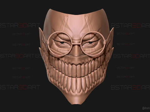 Dandadan Okarun High Quality Mask - Anime Cosplay 3D Print Model