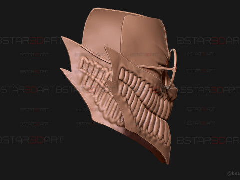 Dandadan Okarun High Quality Mask - Anime Cosplay Modèles 3D en vedette