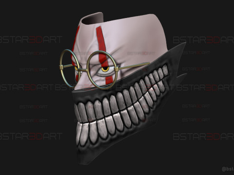 Dandadan Okarun High Quality Mask - Anime Cosplay Modèles 3D en vedette