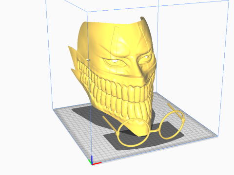 Dandadan Okarun High Quality Mask - Anime Cosplay Modèles 3D en vedette