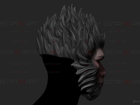 Black Myth Wukong Face Mask For Cosplay 3D Принт Модель