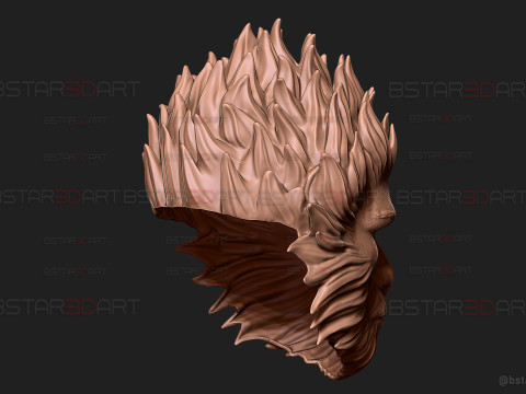 Black Myth Wukong Face Mask For Cosplay 3D Принт Модель