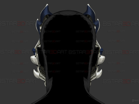 Grey Wolf Mask - Black Myth - Wukong Accessories 3Dプリントモデル