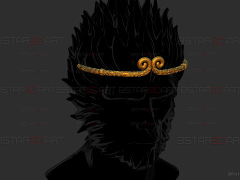 Black Myth Wukong Golden Ring High Quality Details Modelo de impresión 3D