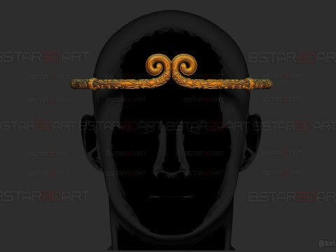 Black Myth Wukong Golden Ring High Quality Details Modelo de impresión 3D
