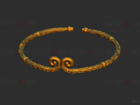 Black Myth Wukong Golden Ring High Quality Details Modelo de impresión 3D