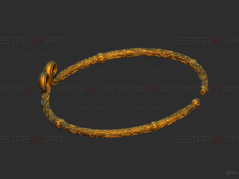 Black Myth Wukong Golden Ring High Quality Details Modelo de impresión 3D
