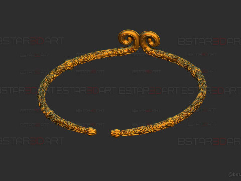 Black Myth Wukong Golden Ring High Quality Details Modelo de impresión 3D