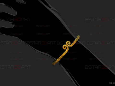 Golden Ring Bracelet - Black Myth Wukong Modelo de impresión 3D