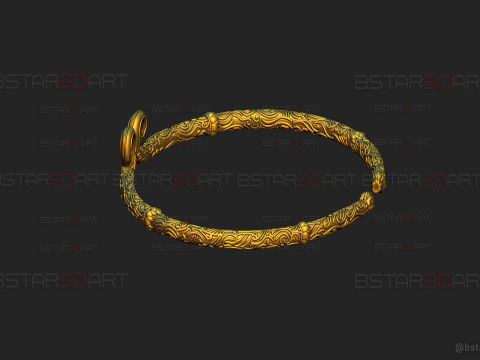 Golden Ring Bracelet - Black Myth Wukong Modelo de impresión 3D