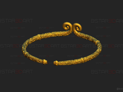 Golden Ring Bracelet - Black Myth Wukong Modelo de impresión 3D