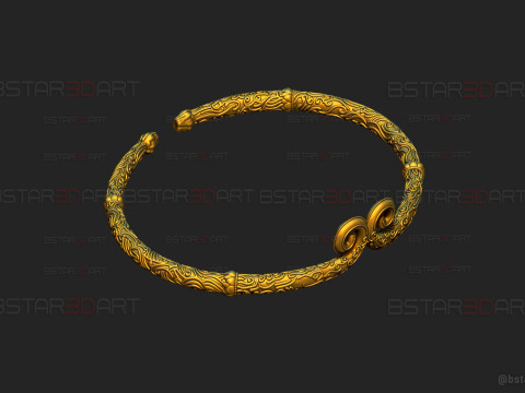 Golden Ring Bracelet - Black Myth Wukong Modelo de impresión 3D