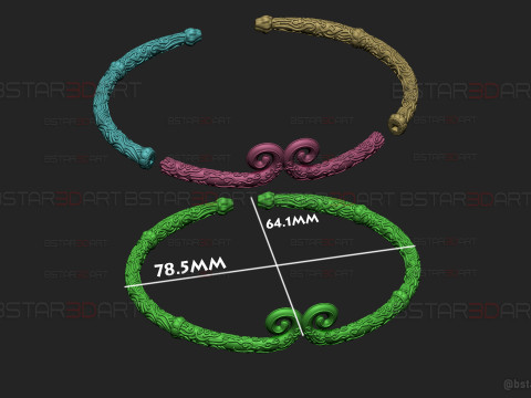 Golden Ring Bracelet - Black Myth Wukong Modelo de impresión 3D