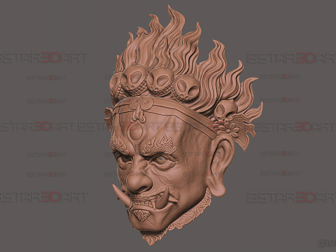 Folk Opera Mask - Black Myth - Wukong Armor Accessories Modelo de Impressão 3D