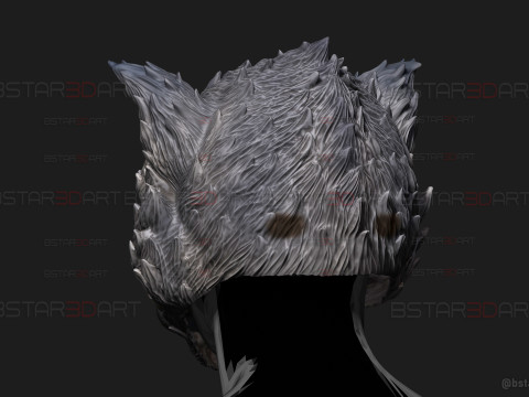 Zhu Bajie Face Head Decor Wearable - Black Myth Wukong 3D Print Model