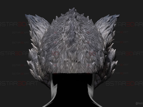 Zhu Bajie Face Head Decor Wearable - Black Myth Wukong 3D Print Model