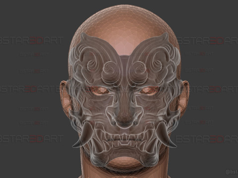 Gale Guard Beast Face Mask - Black Myth Wukong Cosplay 3Dプリントモデル