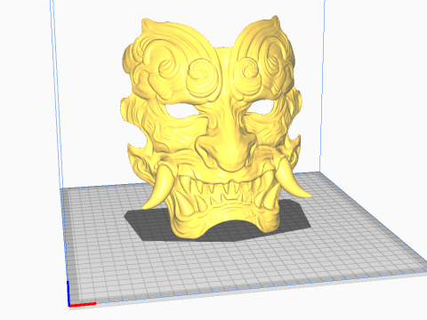 Gale Guard Beast Face Mask - Black Myth Wukong Cosplay 3Dプリントモデル