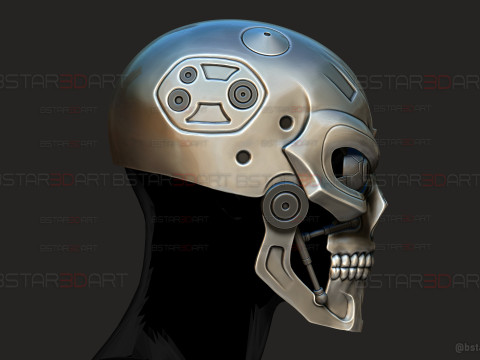 Ternimator Zero Skull Mask - Anime Netflix Series - Halloween Cosplay 3D Print Model