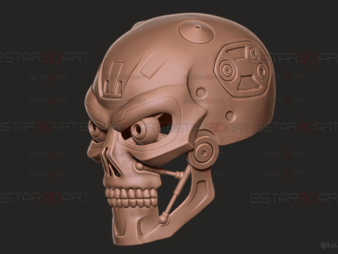 Ternimator Zero Skull Mask - Anime Netflix Series - Halloween Cosplay 3D Print Model