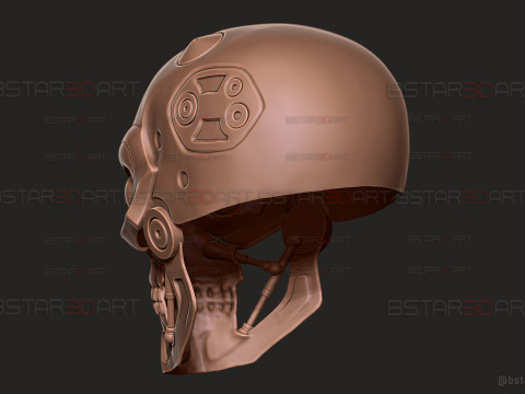 Ternimator Zero Skull Mask - Anime Netflix Series - Halloween Cosplay 3D Print Model