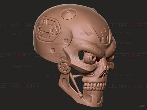 Ternimator Zero Skull Mask - Anime Netflix Series - Halloween Cosplay 3D Print Model