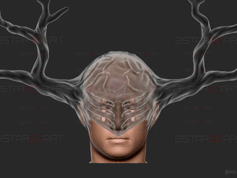 Future Devil Mask - Chainsawman Cosplay 3D Print Model