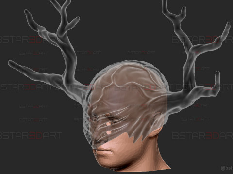 Future Devil Mask - Chainsawman Cosplay Modelo de Impressão 3D