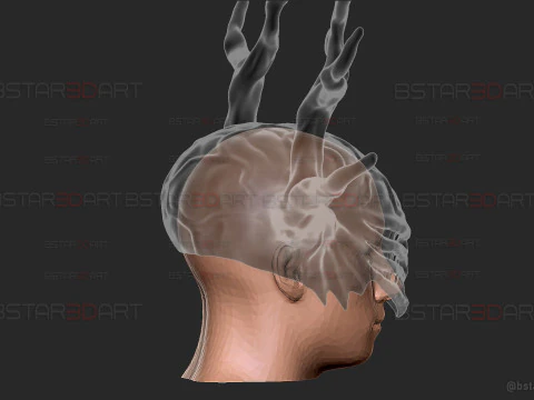 Future Devil Mask - Chainsawman Cosplay 3D Print Model